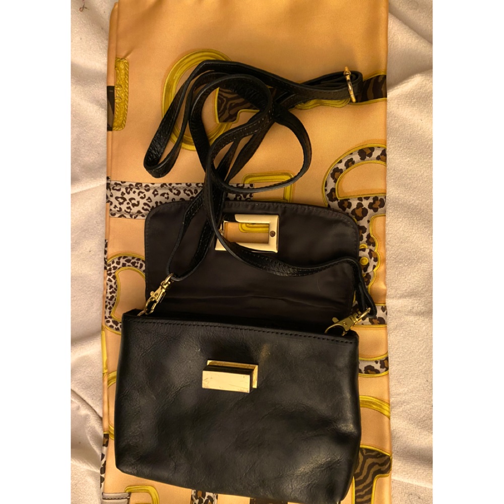 Rowallan  leather crossbody Black